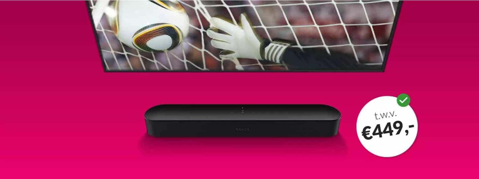 Essent aanbieding: krijg nu een gratis Sonos Beam soundbar cadeau