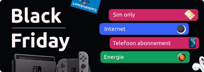 Wees als eerste op de hoogte van alle 2021 Black Friday deals voor je vaste lasten