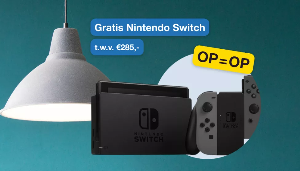 Black Friday deal: Scoor een gratis Nintendo Switch bij je nieuwe energiecontract van Vattenfall