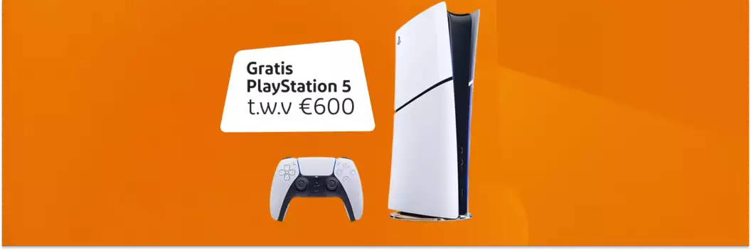 Gratis PlayStation 5 Digital Edition met controller cadeau bij Ziggo internet en tv