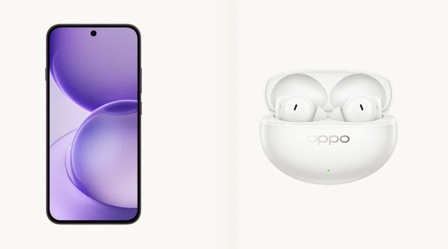 Vodafone actie 2026 – gratis OPPO Enco Air5 Pro en SuperVOOC 45W-snellader bij OPPO Reno16 F met abonnement